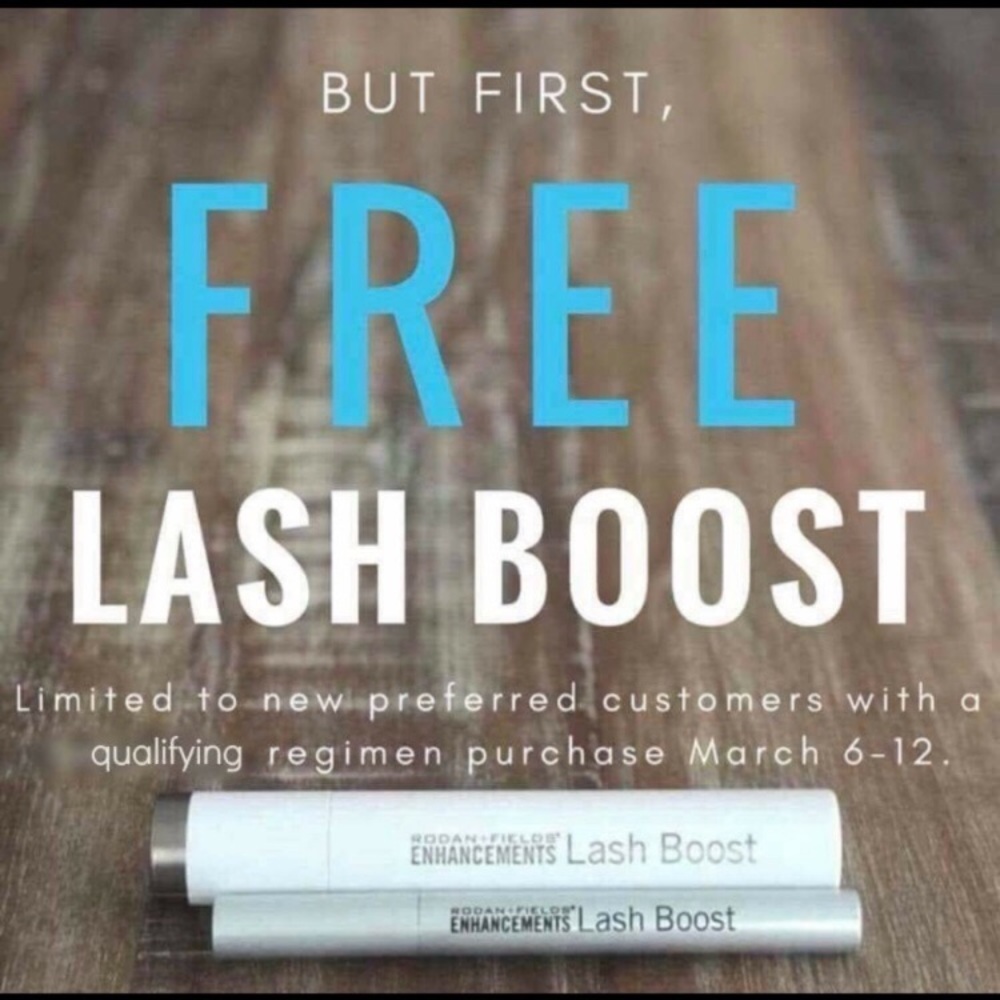 Rodan + Fields FREE LASH BOOST gift with purchase